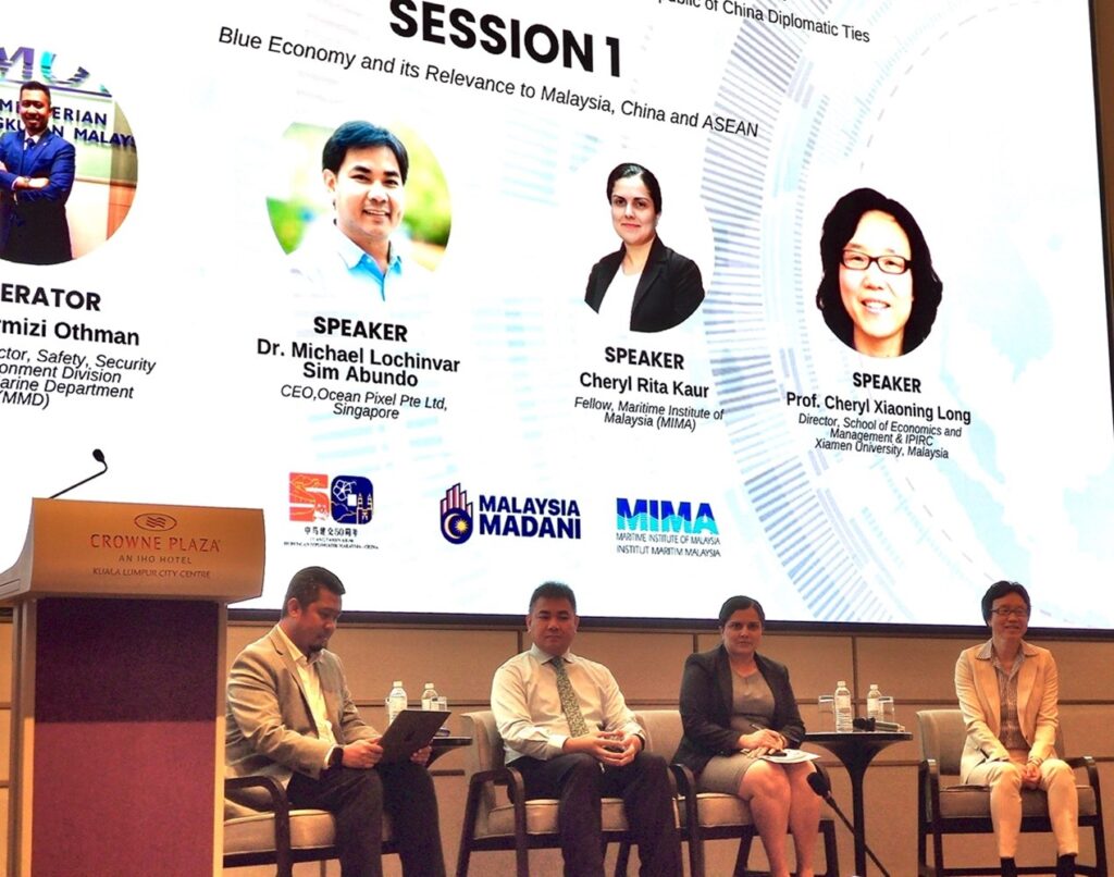 Professor Cheryl Xiaoning Long, Director of IPIRC, delivered speech at the Blue Economy International Forum