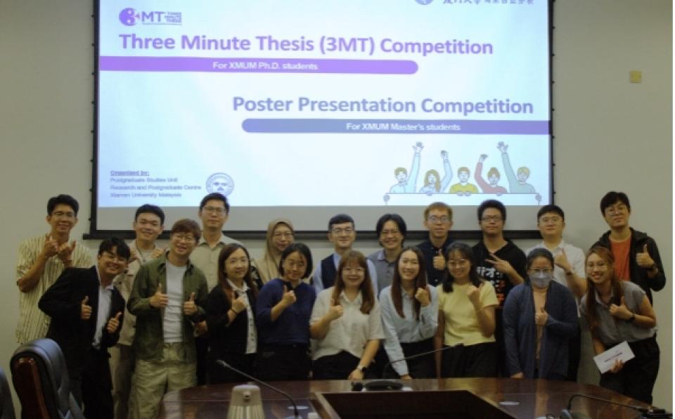 Postgraduate Students Showcase Research at 3-Minute Thesis and Poster Presentation Competitions