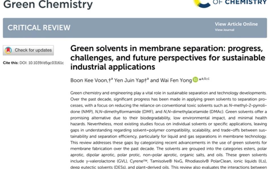 green chemistry